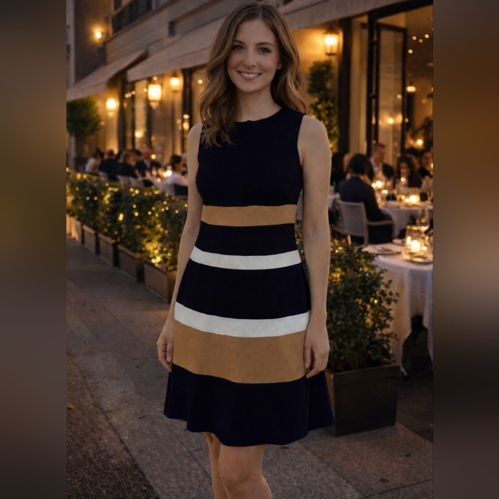 Suzanne Betro Midi A-Line Dress, NWT, Date Night!